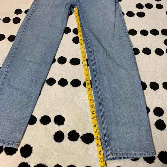 Vintage 90s Calvin Klein CK Jeans Mid Rise Straight Leg Faded Light Wash Denim - Picture 15 of 15